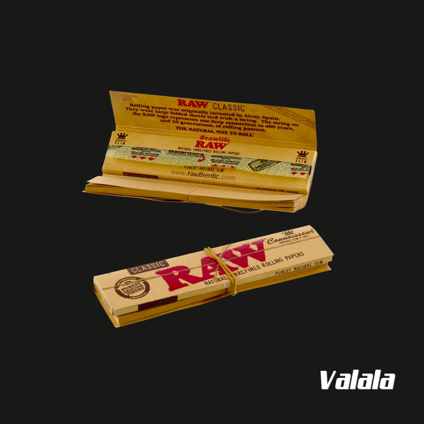 RAW Classic Connoisseur King Size Slim Rolling Papers