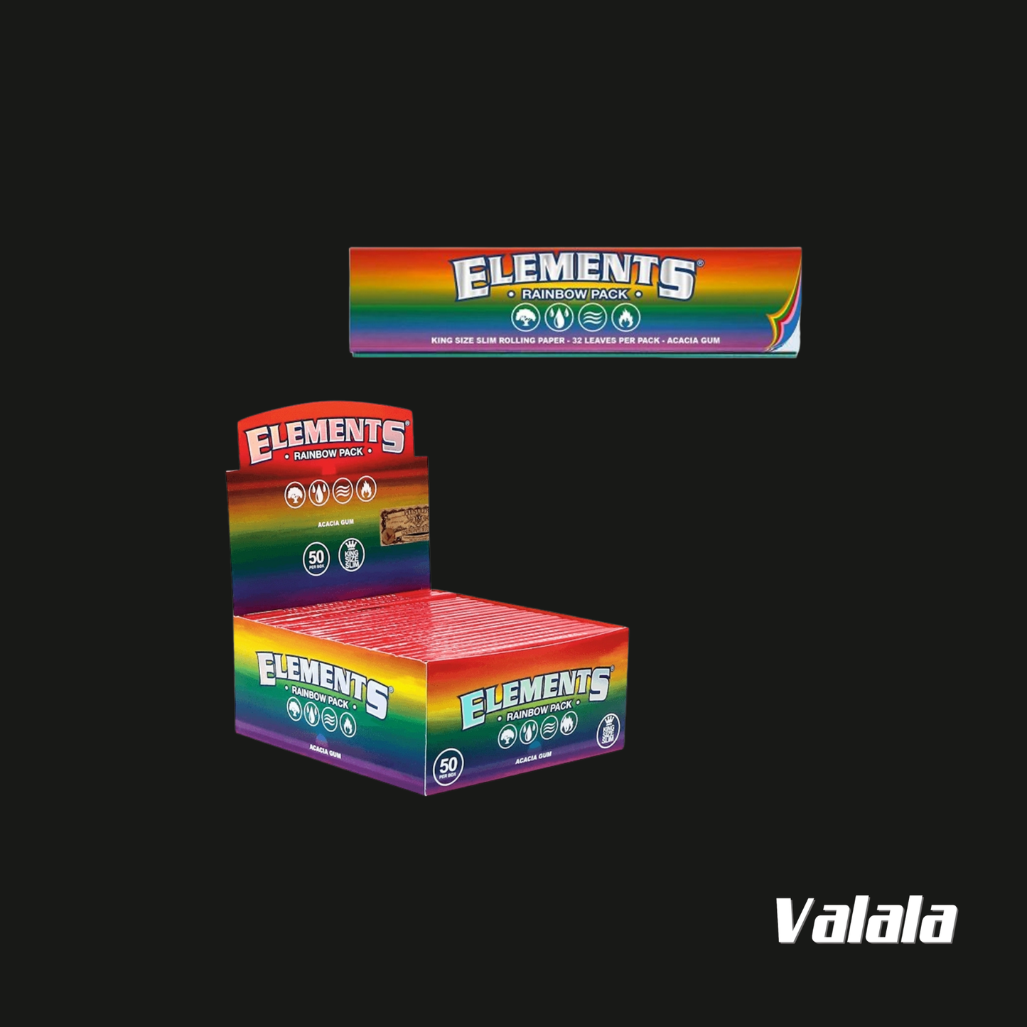 Elements Rainbow King Size Slim