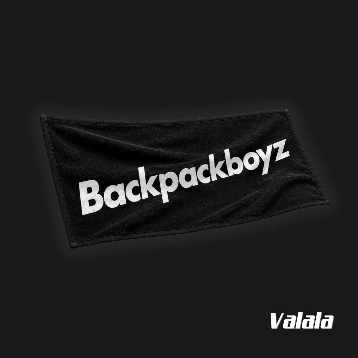 Toalla de playa negra Serviette Backpack Boyz – Merch oficial