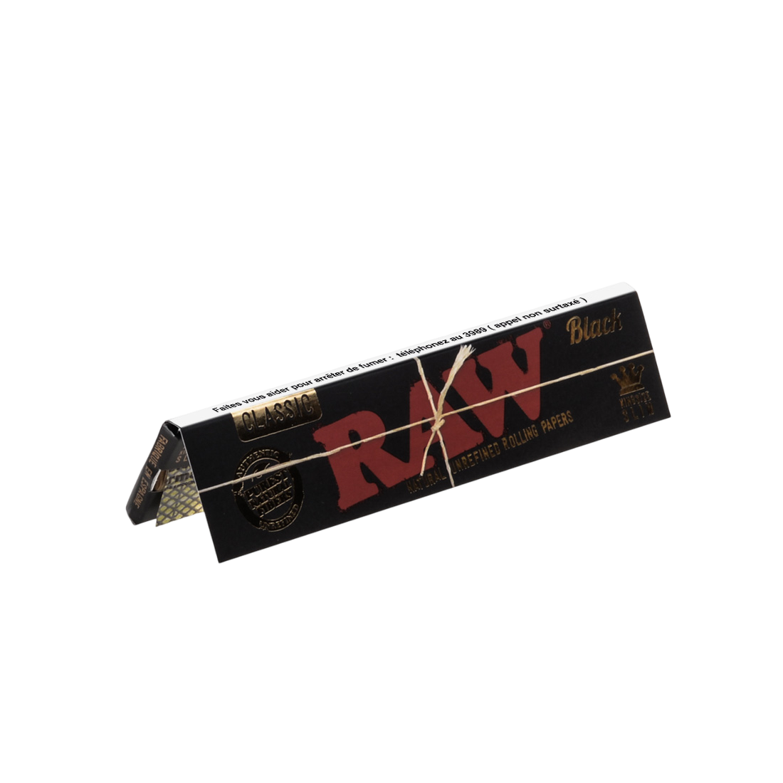 FEUILLES A ROULER RAW BLACK KS SLIM