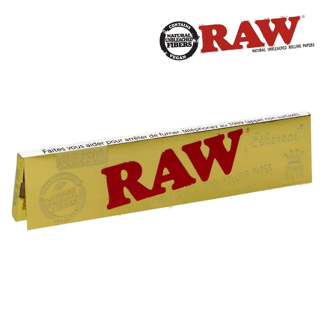 FEUILLES A ROULER RAW ETHEREAL KS SLIM