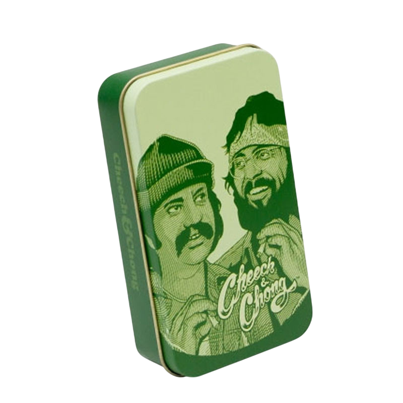 Boite métal - Cheech et Chong - 2 têtes - Médium - 11,5X6,5X2.3CM - G-Rollz