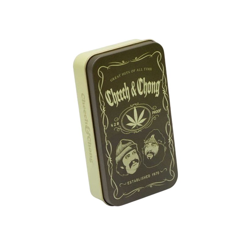 Boite métal - Cheech et Chong - Foncée 420 proof - Médium - 11,5X6,5X2.3CM - G-Rollz