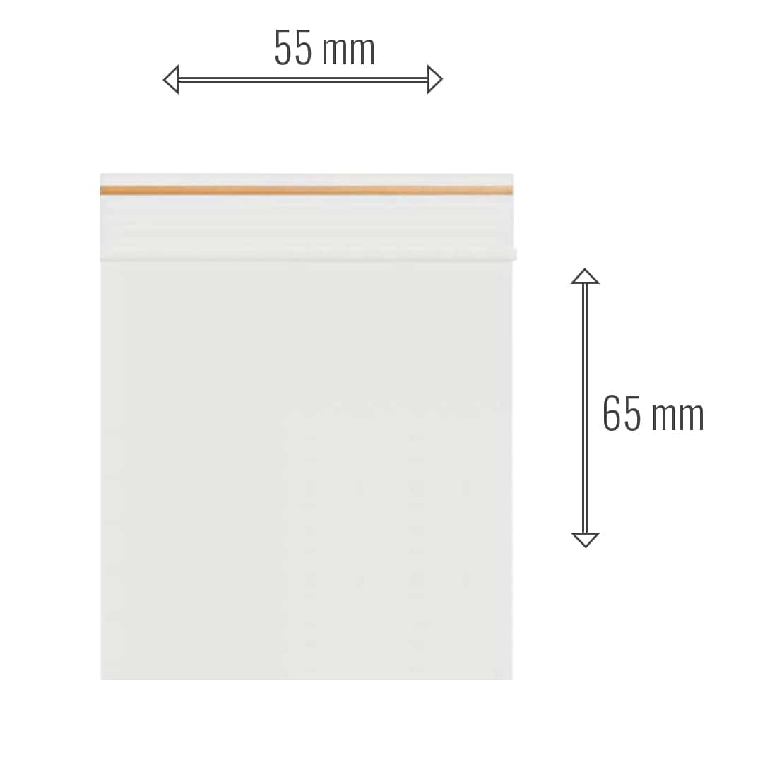 Sachet 5,5x6,5 Cm 100mic