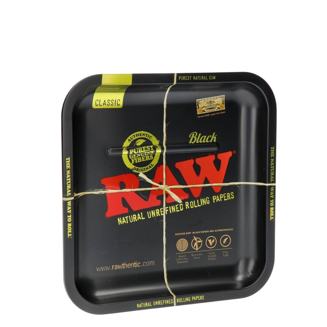 PLATEAU METAL RAW BLACK CARRE