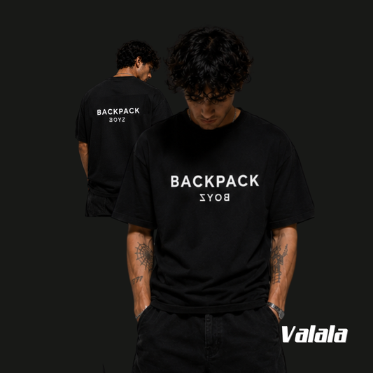 T-shirt Backpack Boyz Inverse Black – Logo Inversé Noir