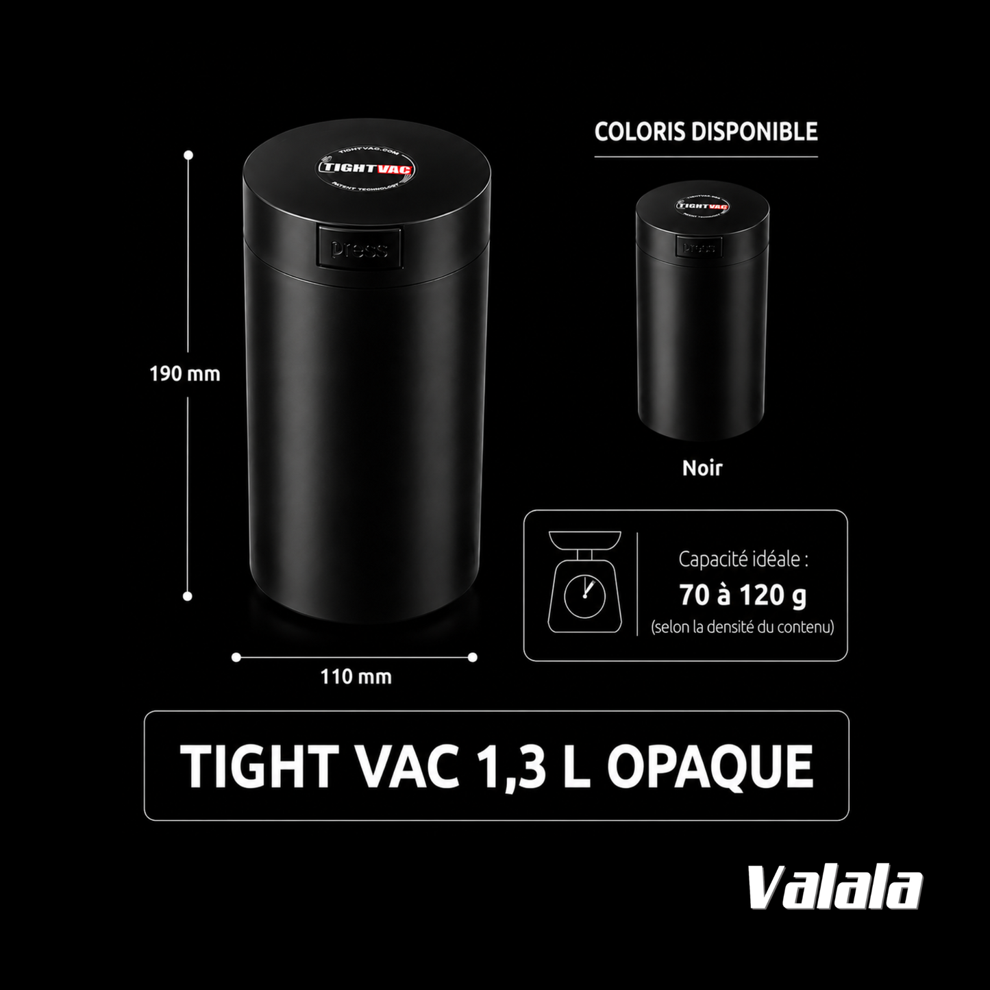 TightVac 1,3 L Opaque