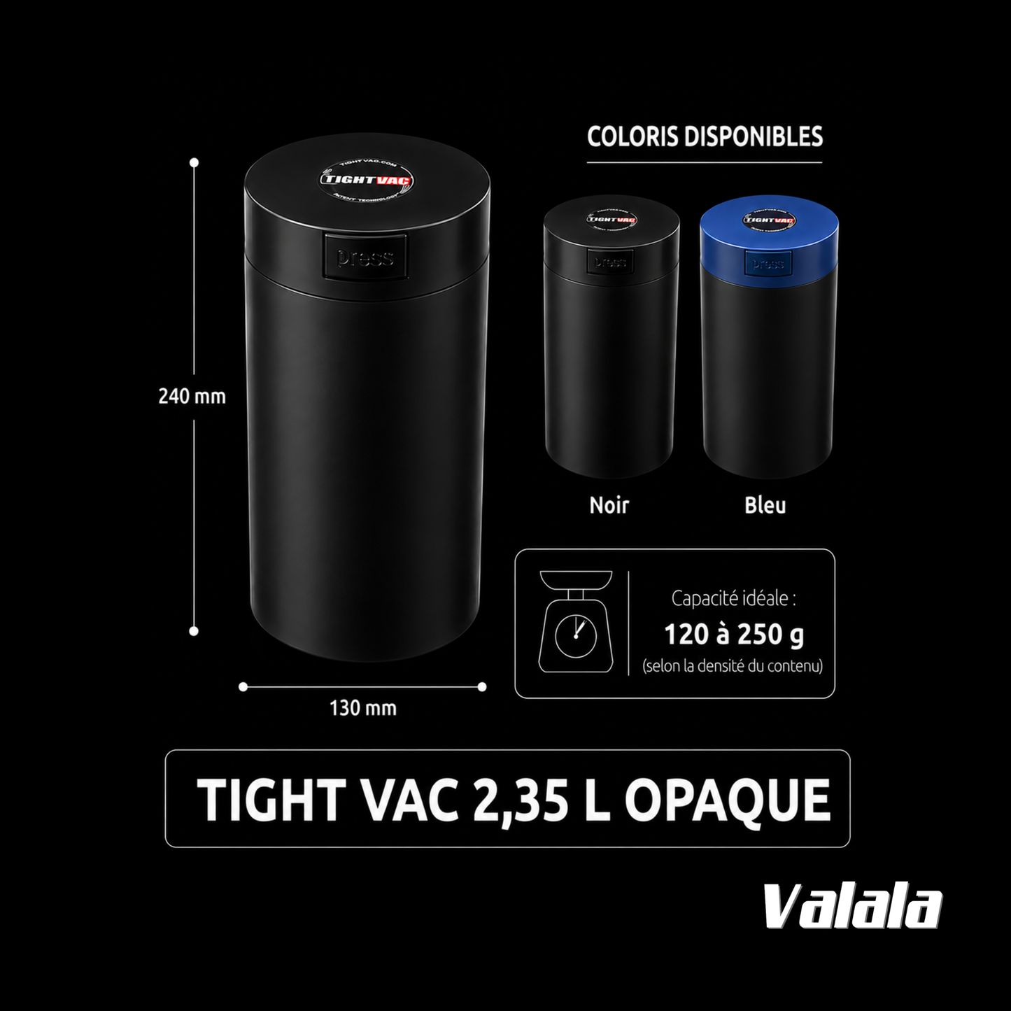 TightVac 2,35 L Opaque