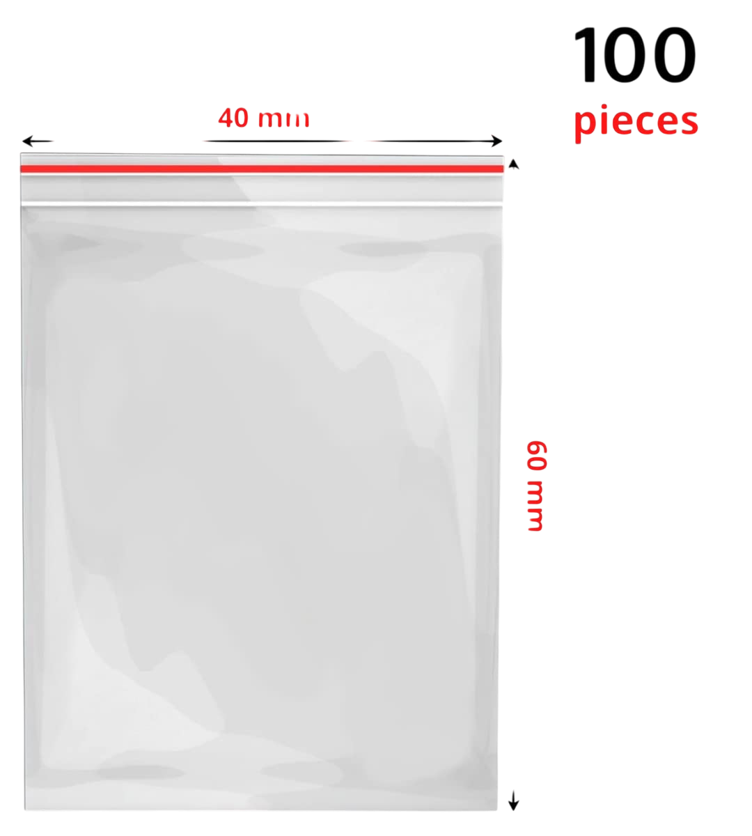 Sachet 4x6 Cm 100mic