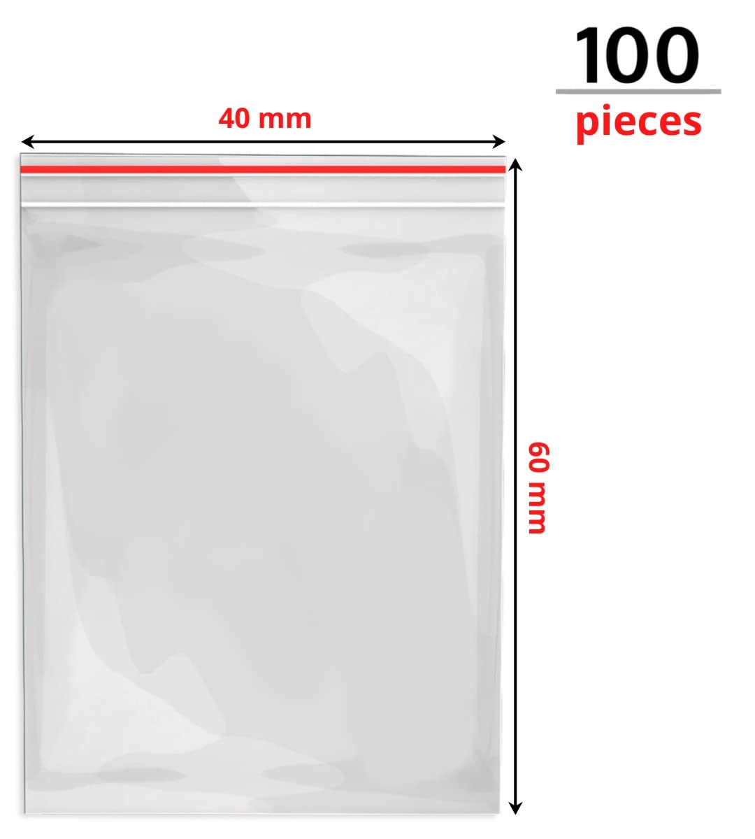 Sachet 4x6 Cm 100mic