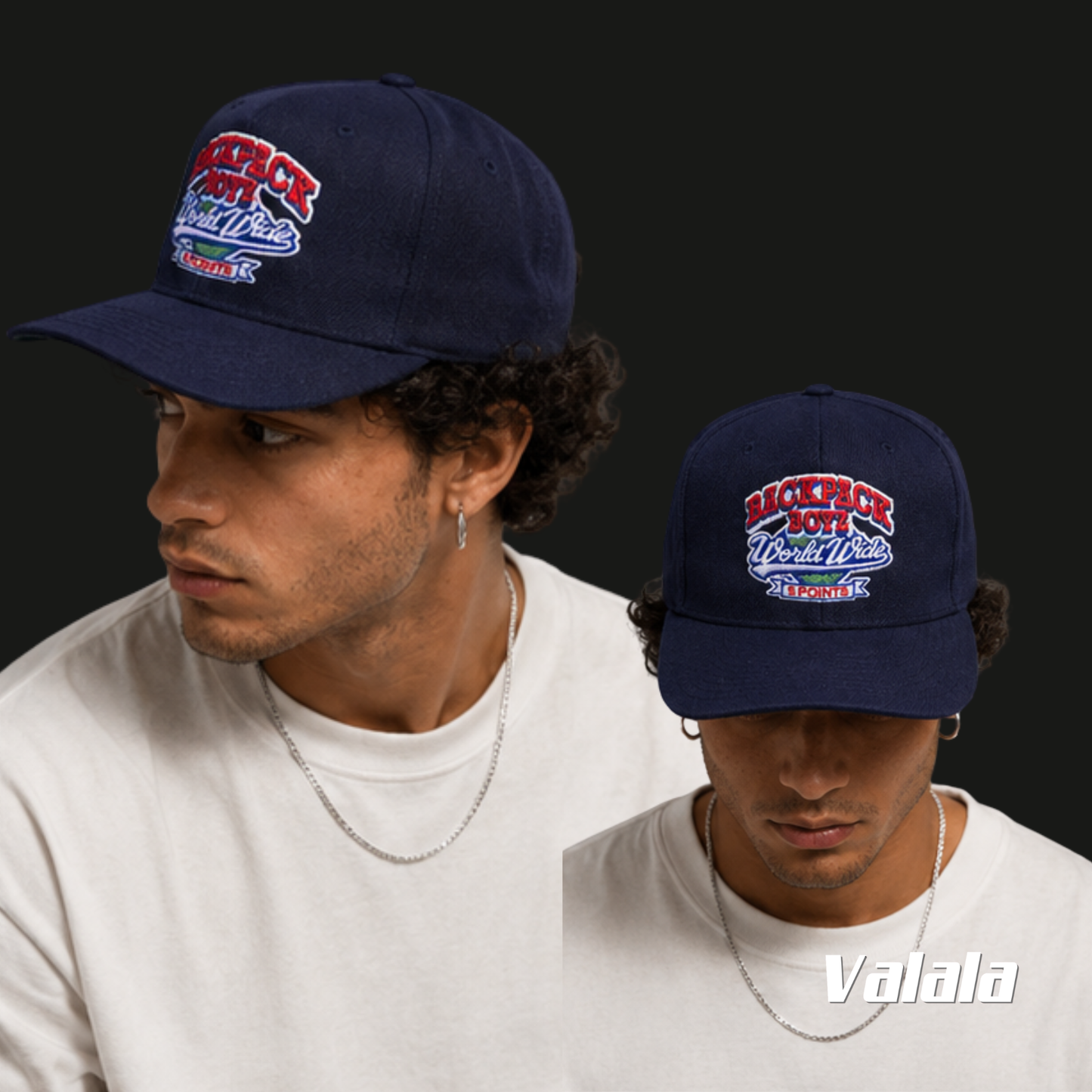 Casquette Backpack Boyz World Wide Snapback Navy – Merch Officiel