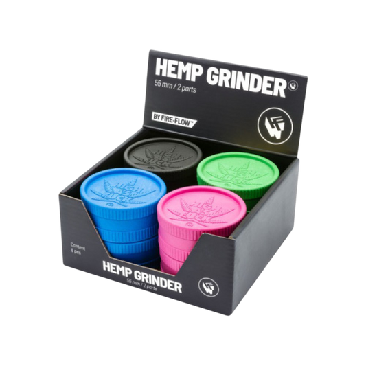 GRINDER FIRE-FLOW HEMP 420 ALIEN 55MM