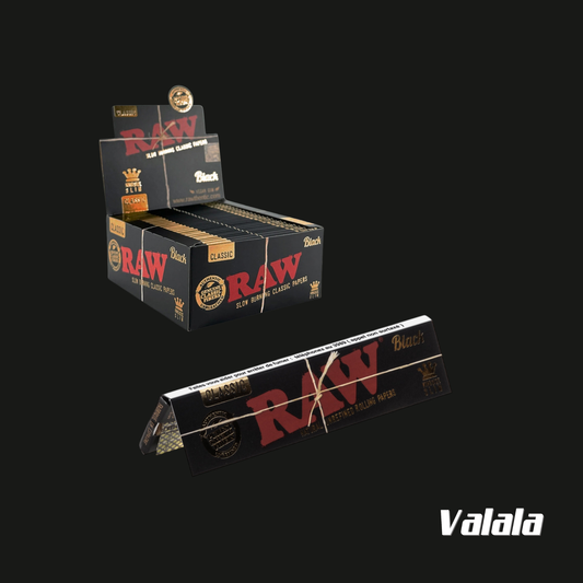 FEUILLES A ROULER RAW BLACK KS SLIM