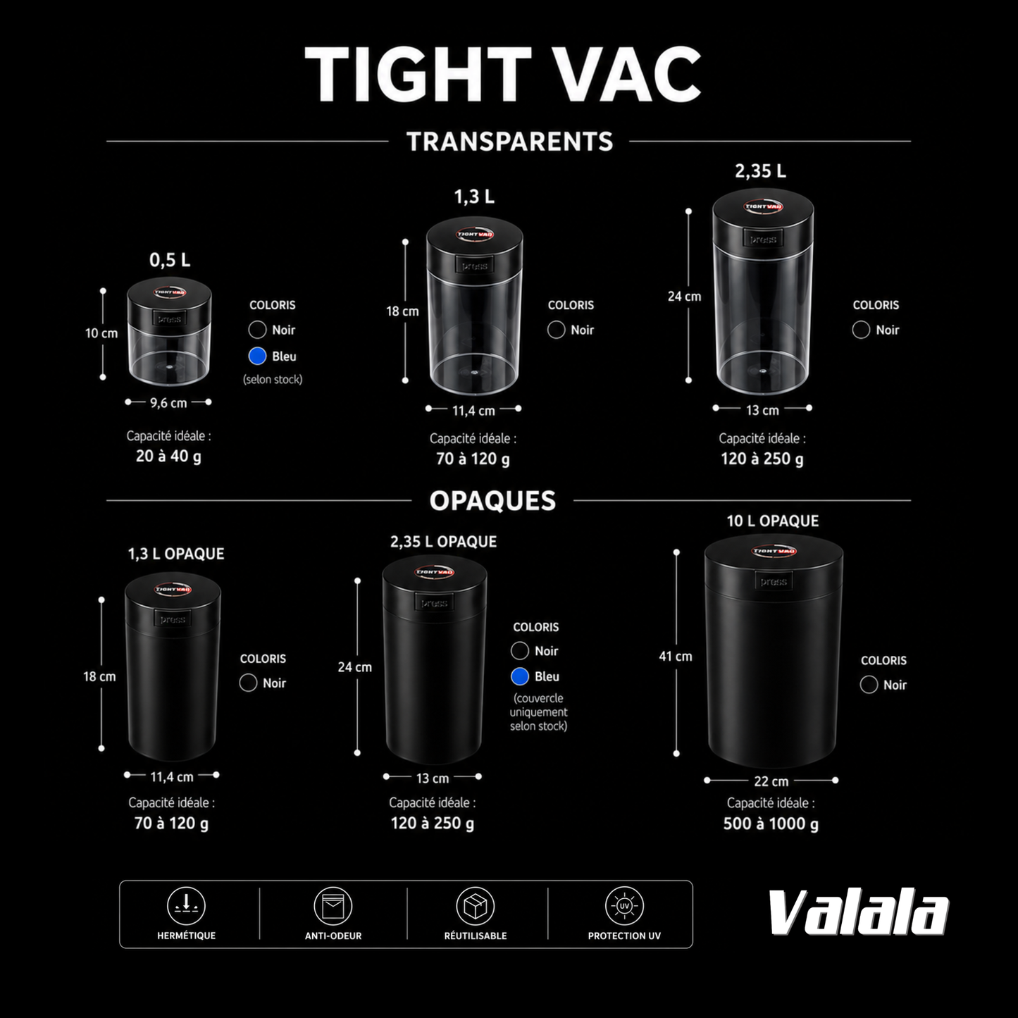 TightVac 2,35 L Opaque