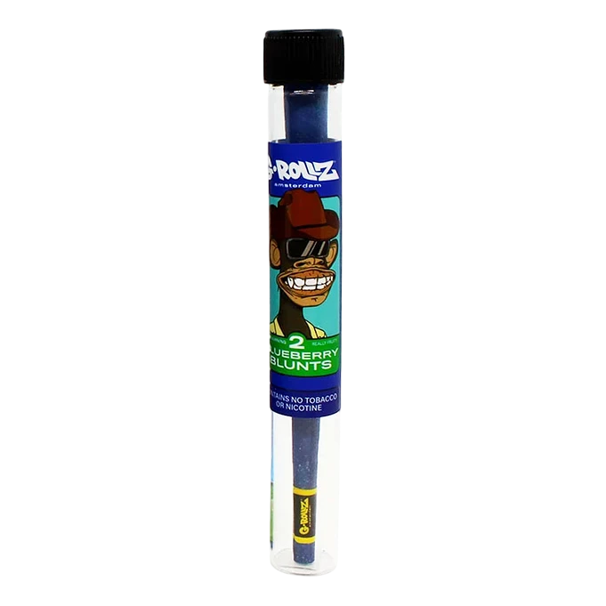 Cônes G-Rollz Blueberry – Blunts de Chanvre  (Pack de 2)