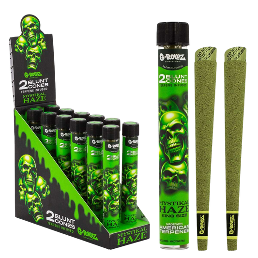 Cônes G-Rollz Mystikal Haze – Infusés aux Terpènes (Pack de 2)