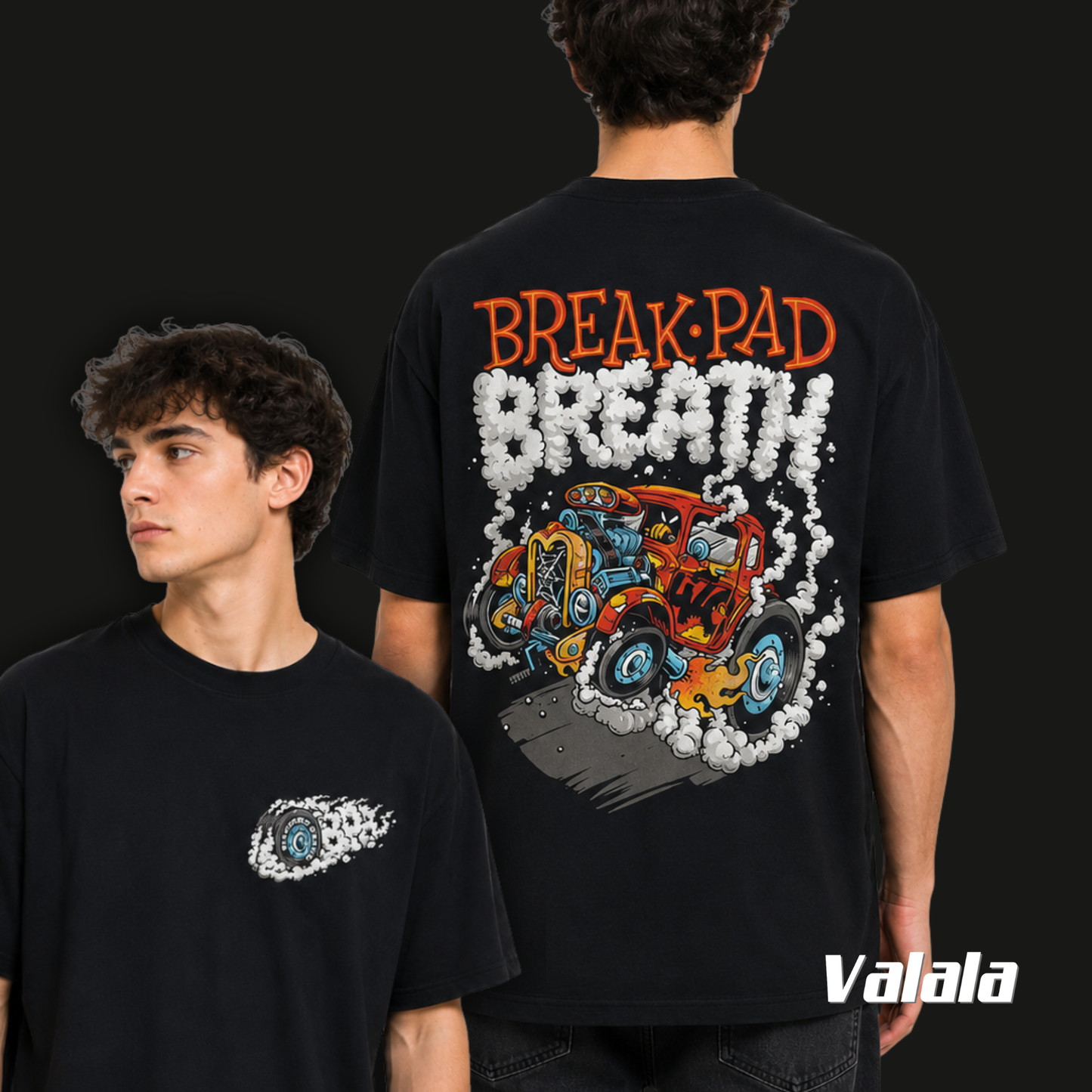 T-shirt Ripper Seeds Break Pad Breath Noir