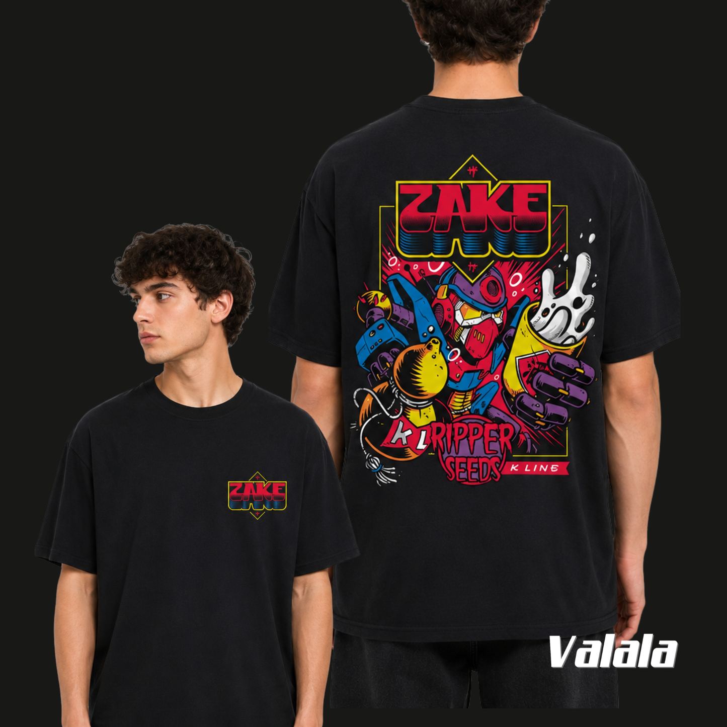 T-shirt Ripper Seeds Zake Logo