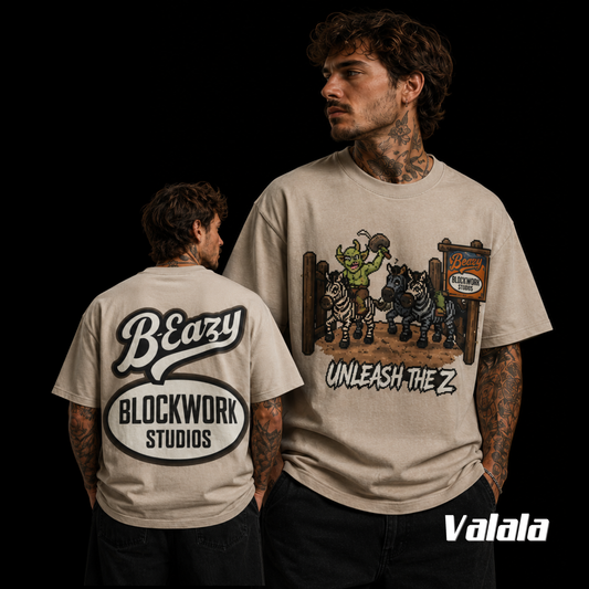 T-shirt B-Eazy x Blockwork Studios Unleash The Z