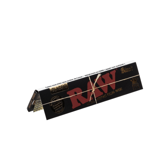 FEUILLES A ROULER RAW BLACK KS SLIM