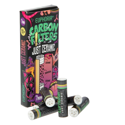 FILTRES EUPHORIA CHARBON ACTIF CERAMIQUE 7MM EN BOITE