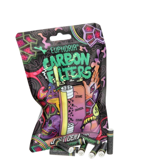 FILTRES EUPHORIA CHARBON ACTIF CERAMIQUE 7MM PAR 50