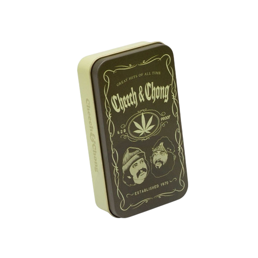 Boite métal - Cheech et Chong - Foncée 420 proof - Médium - 11,5X6,5X2.3CM - G-Rollz