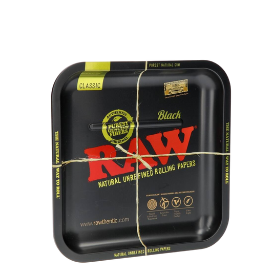PLATEAU METAL RAW BLACK CARRE