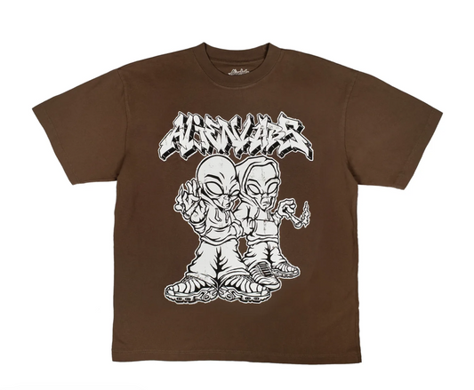 T-shirt Alien Labs Cosmic Crew Chocolate – vue avant
