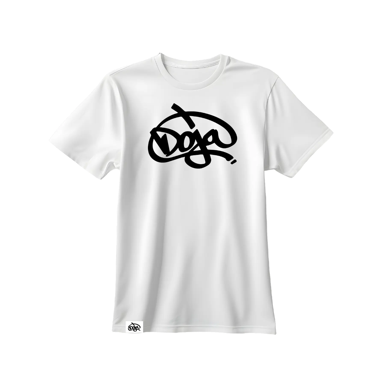 T-shirt Doja Apparel White Logo – vue avant