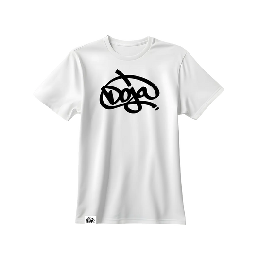 T-shirt Doja Apparel White Logo – vue avant
