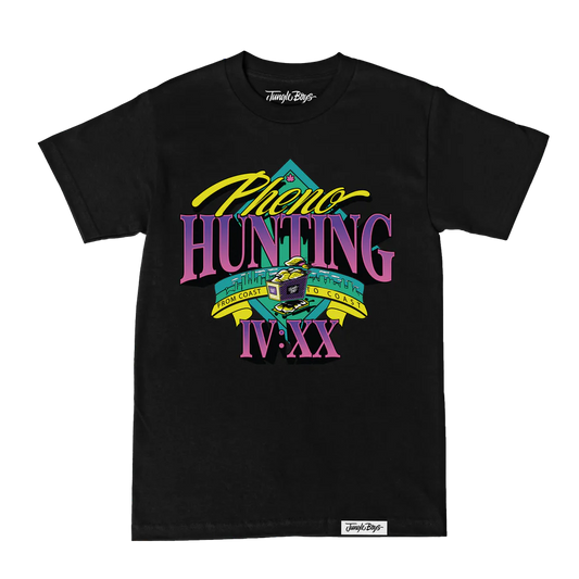 T-shirt Jungle Boys Phenohunting Noir – vue avant
