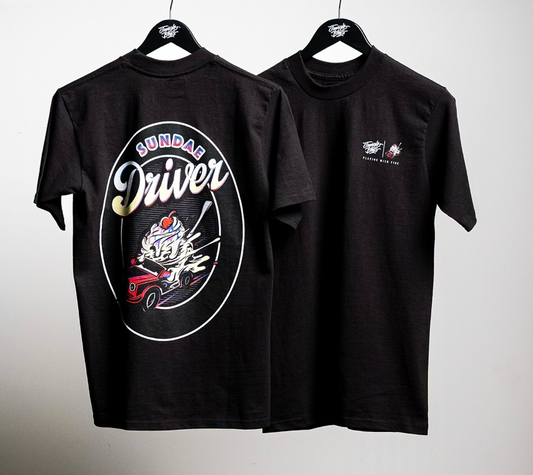 T-shirt Jungle Boys Sunday Driver Noir – vue avant