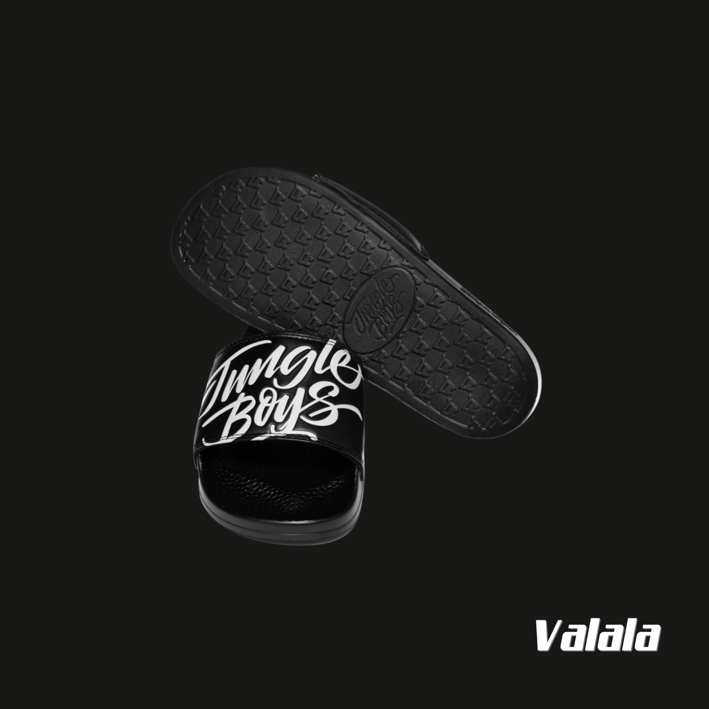 Claquettes Jungle Boys Stacked Slides Black